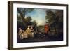 Concert in the Park, 1720-1743-Nicolas Lancret-Framed Giclee Print