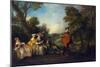 Concert in the Park, 1720-1743-Nicolas Lancret-Mounted Giclee Print