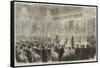 Concert in the Salle Des Marechaux, at the Tuileries-null-Framed Stretched Canvas