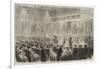 Concert in the Salle Des Marechaux, at the Tuileries-null-Framed Giclee Print