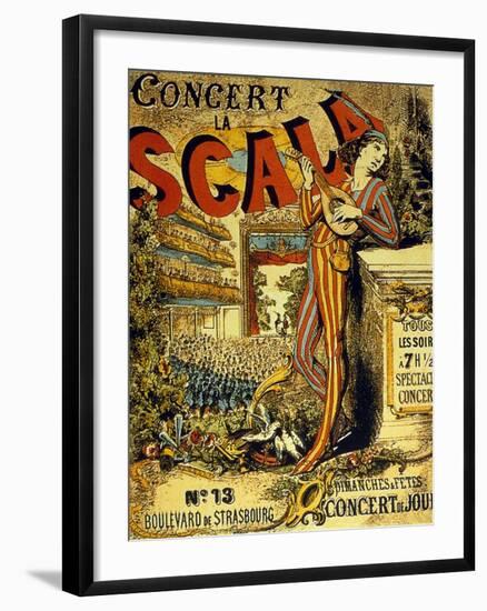 Concert La Scala Boulevard De Strasbourg-null-Framed Photo