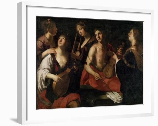 Concert, Late 16th or Early 17th Century-Francesco Rustici-Framed Giclee Print