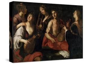 Concert, Late 16th or Early 17th Century-Francesco Rustici-Stretched Canvas