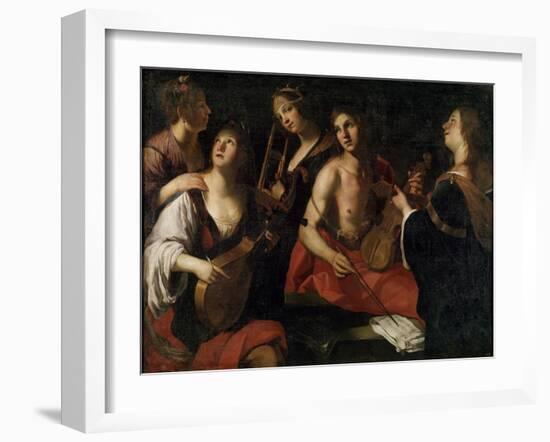 Concert, Late 16th or Early 17th Century-Francesco Rustici-Framed Giclee Print