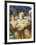 Concert, Mandolin Player Among Suitors, 1531-1532-Romanino-Framed Giclee Print