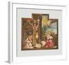 Concert of Angels and Virgin-Matthias Gruenewald-Framed Art Print