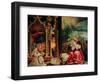 Concert of the Angels, the Madonna in Prayer, and Nativity, from the Isenheim Altarpiece, 1515-Matthias Grünewald-Framed Giclee Print