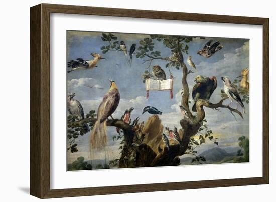 Concert of the Birds, 1629-1630, Flemish School-Frans Snyders-Framed Giclee Print