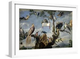 Concert of the Birds, 1629-1630, Flemish School-Frans Snyders-Framed Giclee Print