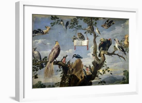 Concert of the Birds, 1629-1630, Flemish School-Frans Snyders-Framed Giclee Print