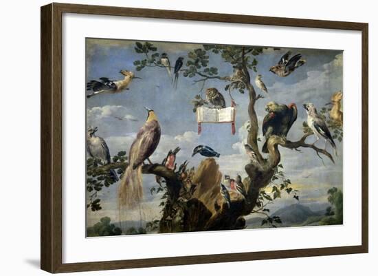 Concert of the Birds, 1629-1630, Flemish School-Frans Snyders-Framed Giclee Print