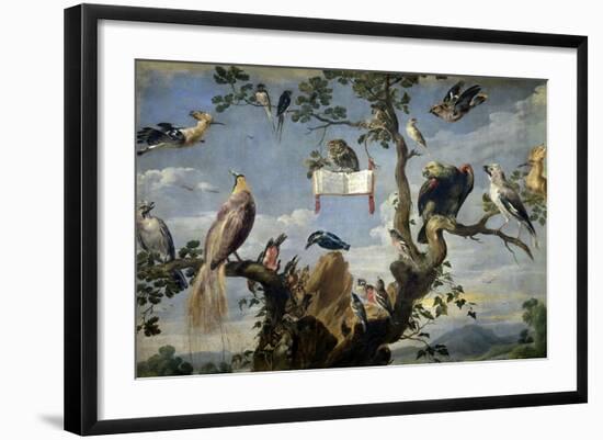 Concert of the Birds, 1629-1630, Flemish School-Frans Snyders-Framed Giclee Print