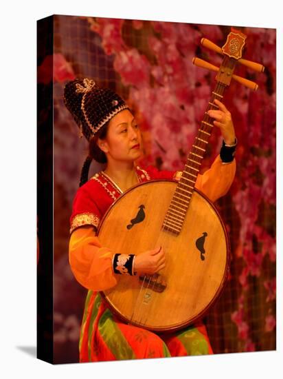 Concert of Traditional Chinese Music Instruments, Shaanxi Grand Opera House, Xi'an, China-Pete Oxford-Stretched Canvas