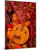 Concert of Traditional Chinese Music Instruments, Shaanxi Grand Opera House, Xi'an, China-Pete Oxford-Mounted Photographic Print