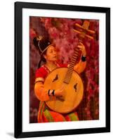 Concert of Traditional Chinese Music Instruments, Shaanxi Grand Opera House, Xi'an, China-Pete Oxford-Framed Photographic Print