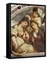 Concert, Recorder Quartet, 1531-1532-Romanino-Framed Stretched Canvas