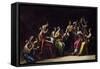 Concert with Different Instruments from Ancient and Modern Costumes, 1827-Giulio Sartori-Framed Stretched Canvas