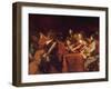 Concert with Eight People-Valentin de Boulogne-Framed Giclee Print