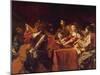 Concert with Eight People-Valentin de Boulogne-Mounted Giclee Print