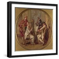 Concert with Four Figures, C.1774-Francois Andre Vincent-Framed Giclee Print