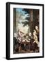 Concert with Oboe, Violin, Horn and Cello-Louis de Carmontelle-Framed Giclee Print