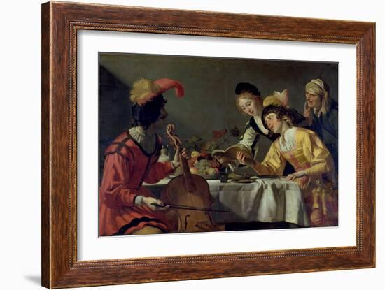 Concert-Gerrit van Honthorst-Framed Giclee Print