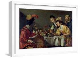 Concert-Gerrit van Honthorst-Framed Giclee Print