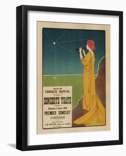 Concerts Ysaÿe, 1895-Henri Georges Meunier-Framed Giclee Print