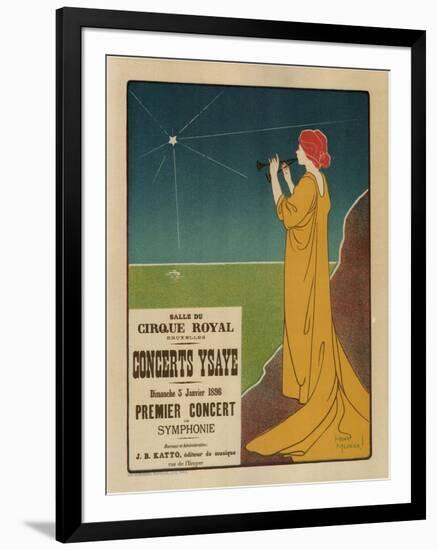 Concerts Ysaÿe, 1895-Henri Georges Meunier-Framed Giclee Print