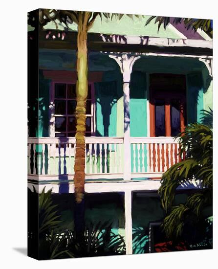 Conch Cottage 1-Rick Novak-Stretched Canvas