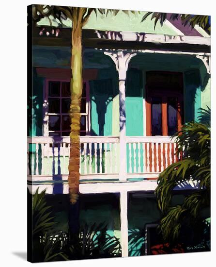 Conch Cottage 1-Rick Novak-Stretched Canvas