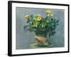 Conch & Flowers, 1989-Hans Feibusch-Framed Giclee Print