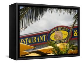 Conch Republic Restaurant Beside the Marina, Key West, Florida, USA-R H Productions-Framed Stretched Canvas