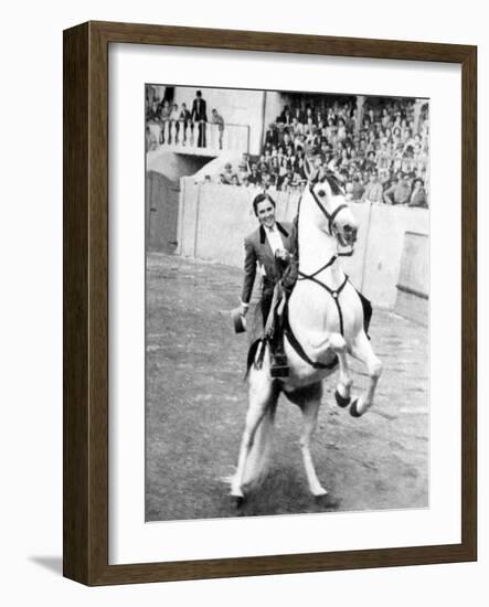 Conchita Cintron (1922-2009) Aka La Diosa Rubia, Peruvian Matador, Here in Madrid, 1962-null-Framed Photo