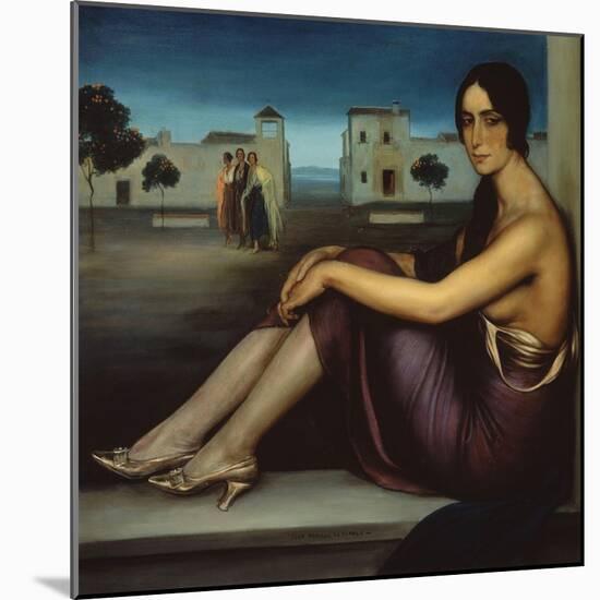 Conchita Torres, 1919-1920-Julio Romero de Torres-Mounted Giclee Print