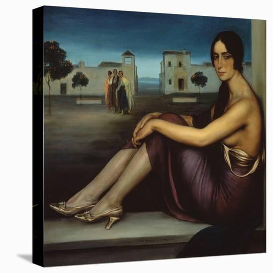 Conchita Torres, 1919-1920-Julio Romero de Torres-Stretched Canvas