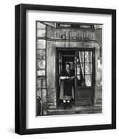 Concierge with Spectacles-Robert Doisneau-Framed Art Print