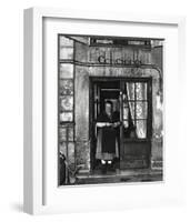 Concierge with Spectacles-Robert Doisneau-Framed Art Print