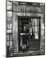 Concierge with Spectacles-Robert Doisneau-Mounted Art Print