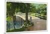 Concord, Massachusetts - View of Old North Bridge-Lantern Press-Mounted Premium Giclee Print