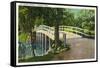 Concord, Massachusetts - View of Old North Bridge-Lantern Press-Framed Stretched Canvas