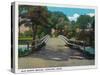Concord, Massachusetts, View of the Old North Bridge-Lantern Press-Stretched Canvas