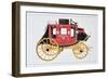 Concord Stagecoach Used by Wells Fargo and Co. Made in Concord, New Hampshire-American School-Framed Giclee Print