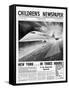 Concorde, Front Page of 'The Children's Newspaper', November 1963-English School-Framed Stretched Canvas