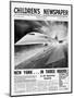 Concorde, Front Page of 'The Children's Newspaper', November 1963-English School-Mounted Giclee Print