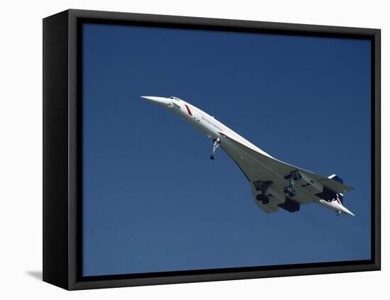 Concorde in Flight-Ian Griffiths-Framed Stretched Canvas