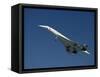 Concorde in Flight-Ian Griffiths-Framed Stretched Canvas