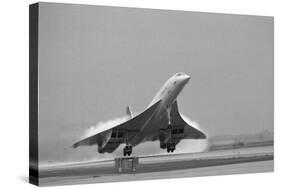 Concorde on First Takeoff from New York-null-Stretched Canvas