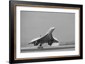 Concorde on First Takeoff from New York-null-Framed Photographic Print