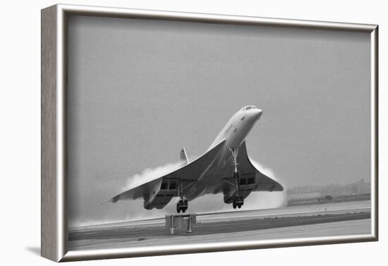 Concorde on First Takeoff from New York-null-Framed Photographic Print